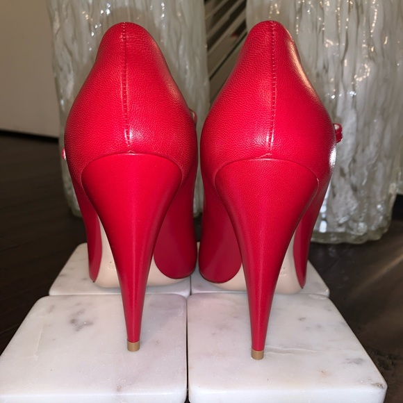 NEVER WORN Red Miu Miu studded T-Strap Mary Janes - Picture 3 of 7